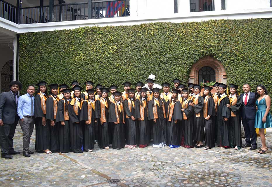 Smurfit Kappa y su Fundación, gradúan a 57 nuevos jóvenes bachilleres de la zona rural de Cajibío y El Tambo, Cauca