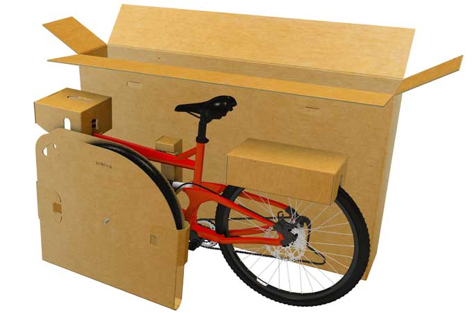 Cykelemballage, emballage til cykler
