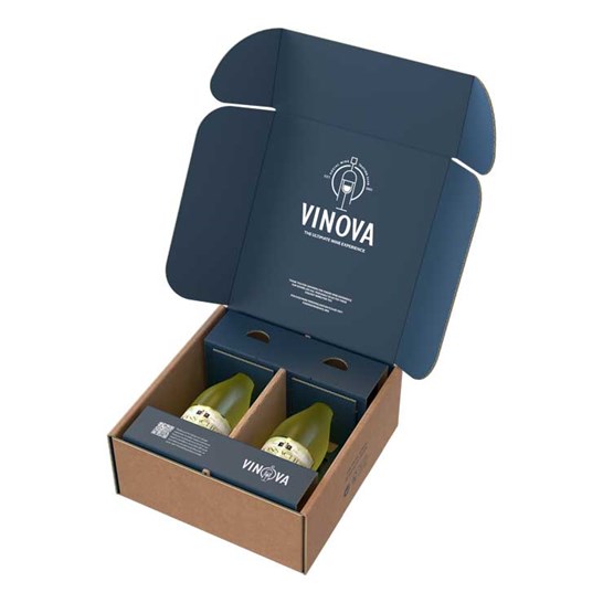 BiPack, Packaging per due Bottiglie di vino bianco