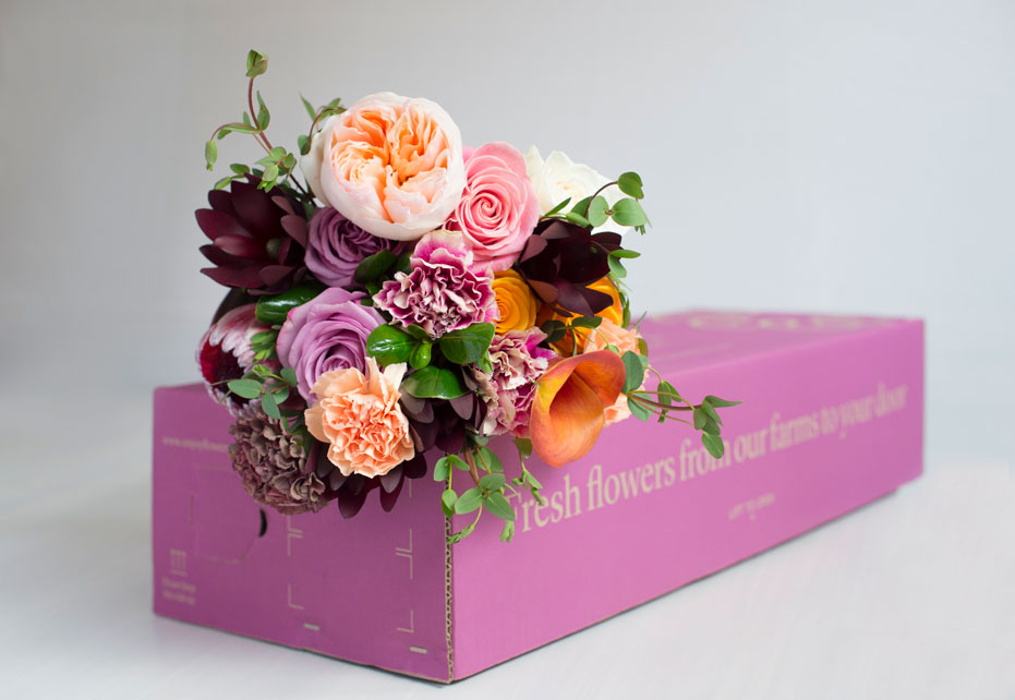 A Enjoy Flowers aumenta em 300% as vendas online dos seus bouquet de noiva, graças à experiência em embalagem de eCommerce da Smurfit Kappa