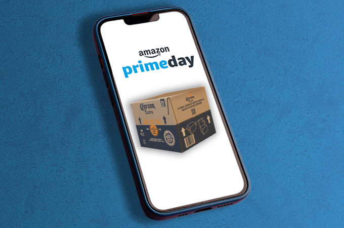 Anheuser-Busch InBev, in 4 Wochen zur Amazon Prime Day - Corona Verpackung mit Design2Market