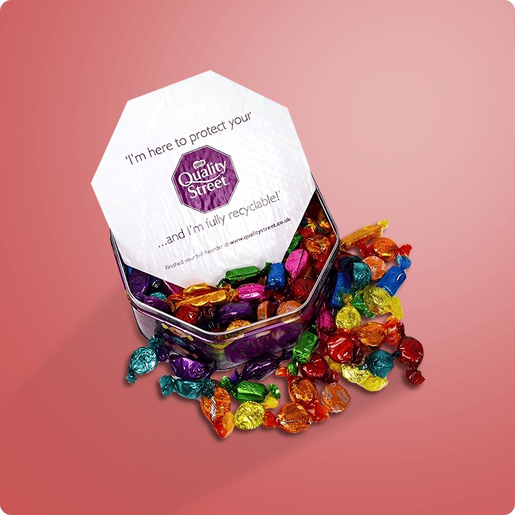 Packaging cardboard cushion pad chocolates