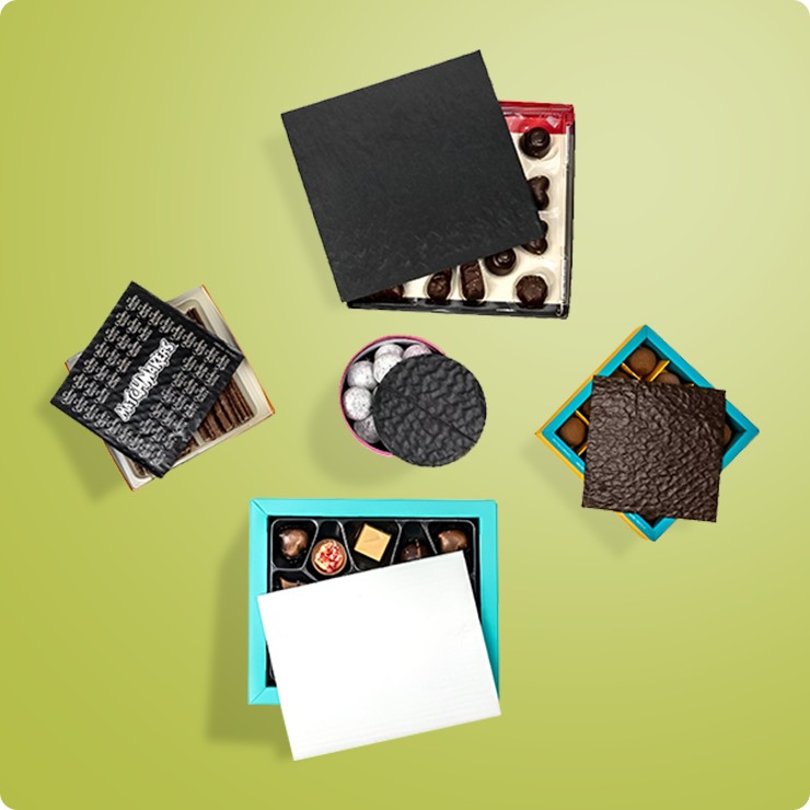 Confectionery cardboard liners pads