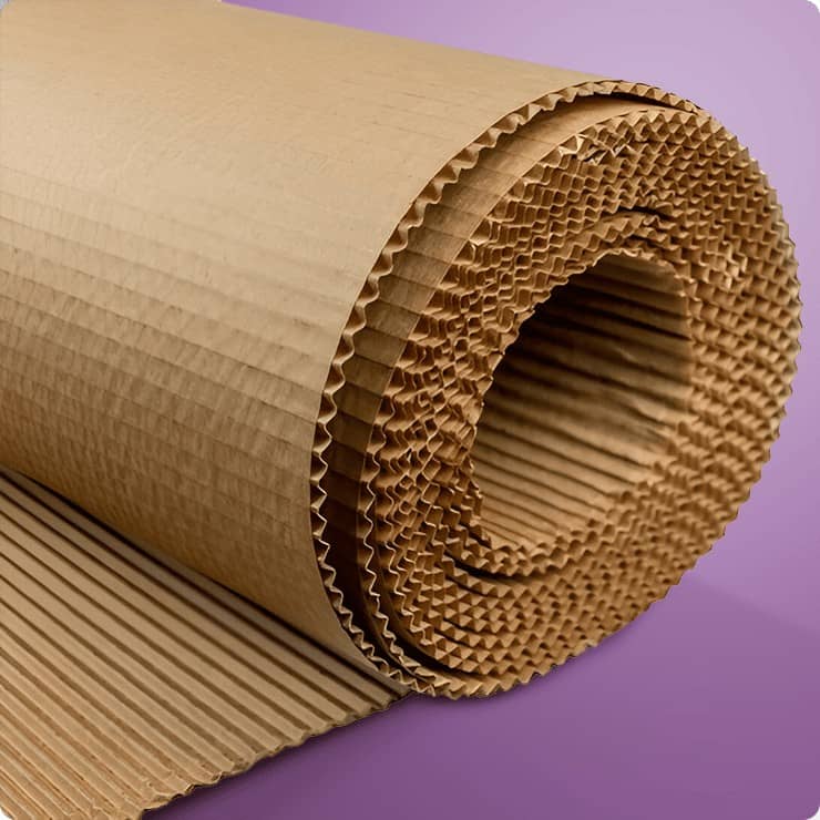 Single face cardboard liners