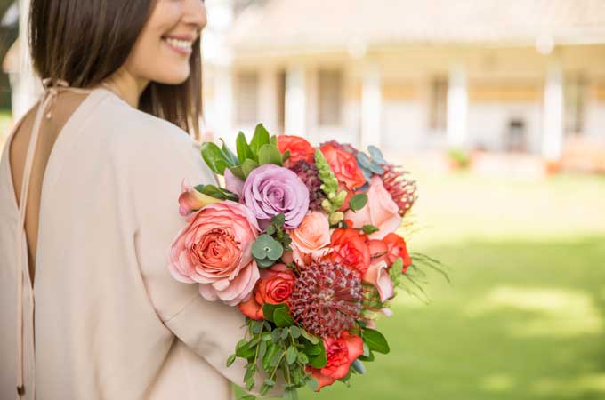 Nachhaltige Verpackungen für Blumenzüchter Blumenstrauß