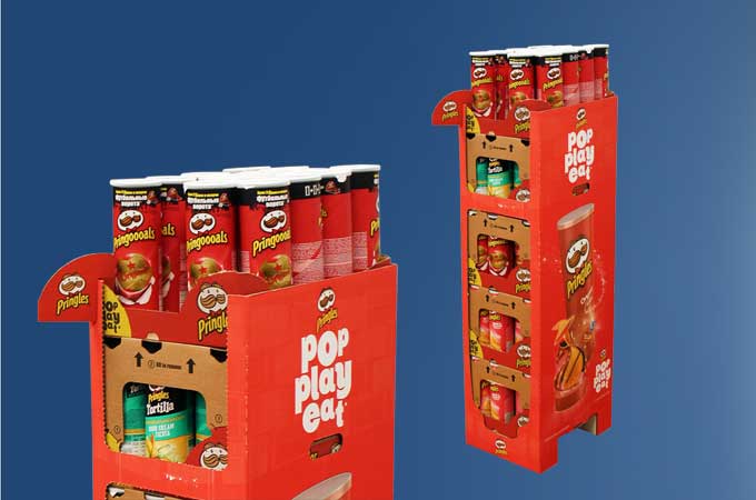 Kellogg's Pringles neues POS Display 