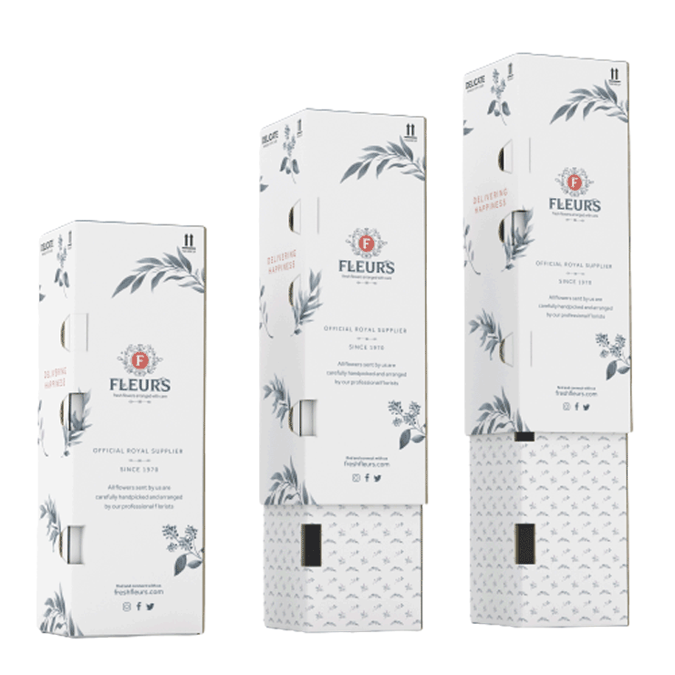 Teleskopische Box verschiedene Höhen