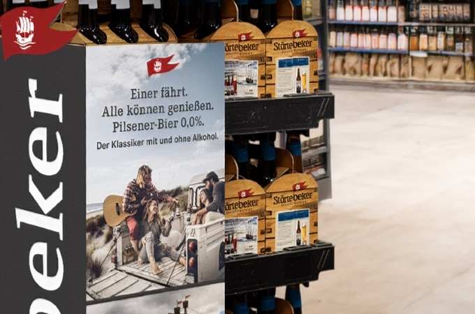Störtebeker Braumanufaktur, zum aufmerksamkeitsstarken POS-Auftritt mit Digitaldruck
