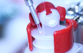 Close-up d'une machine industrielle