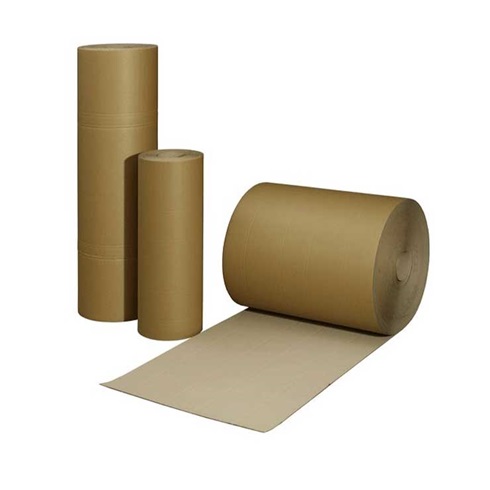 Rolo de papelão ondulado