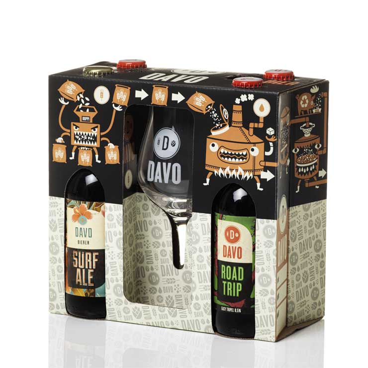 embalagem para presente para cerveja