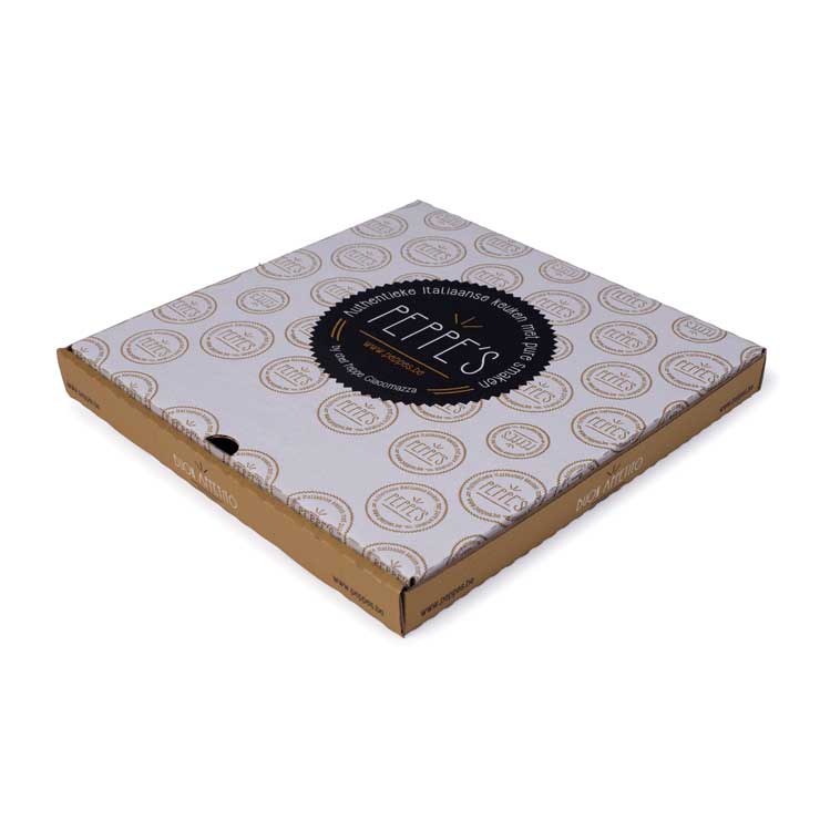 discos de pizza de papelão