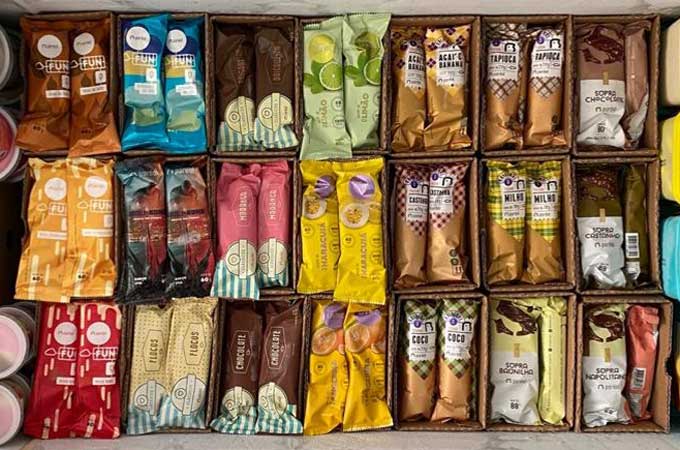 Veja como nossa embalagem inovadora aumentou a capacidade de armazenamento do freezer em 75% para a empresa de sorvetes Pardal