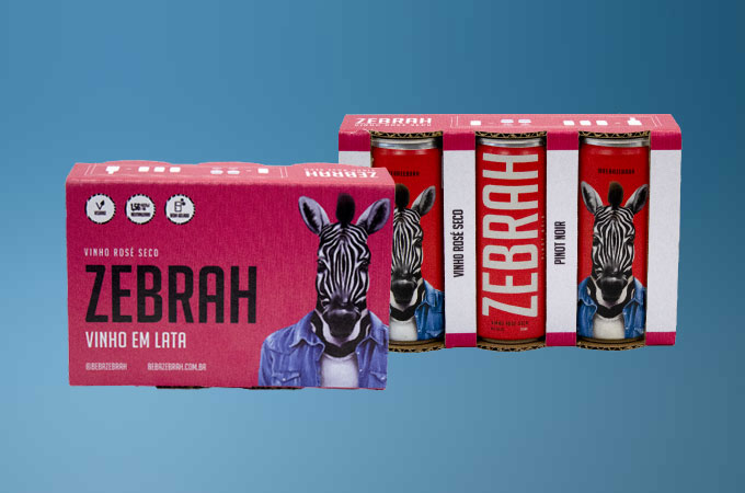 Veja como ajudamos a criar uma solução 100% sustentável e atraente para a linha de vinhos veganos da Zebrah