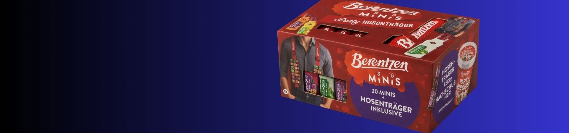 Berentzen Minis Verpackung Fallstudie Banner