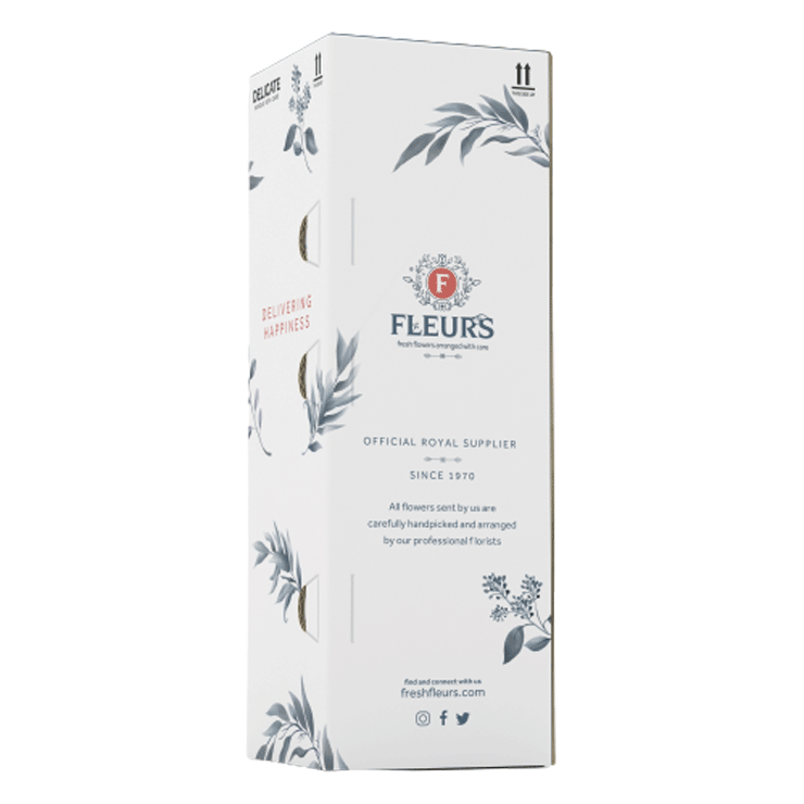 Teleskopische Box für Blumen