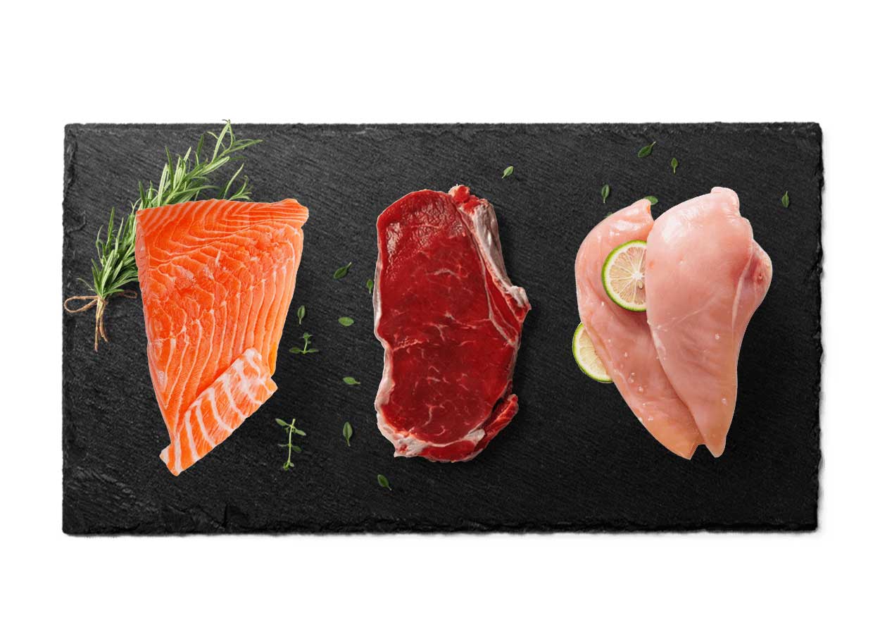 Fleischverpackungen, Fischverpackungen, Geflügelverpackungen