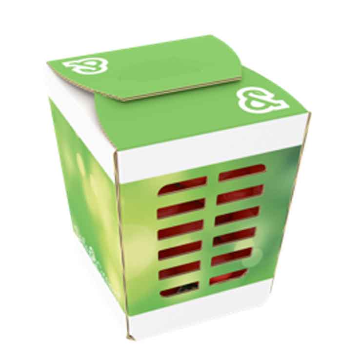 Caja pequena para frutas