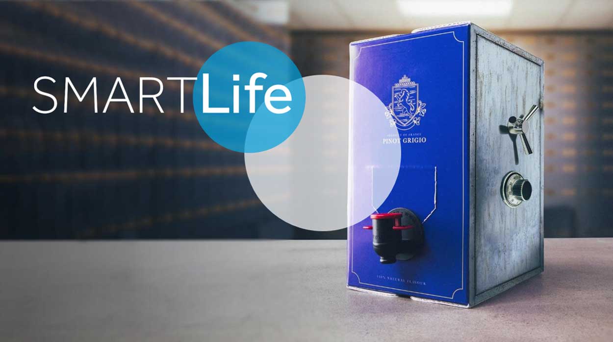 Odbornost v oblasti obalů na víno SmartLife Bag-in-Box