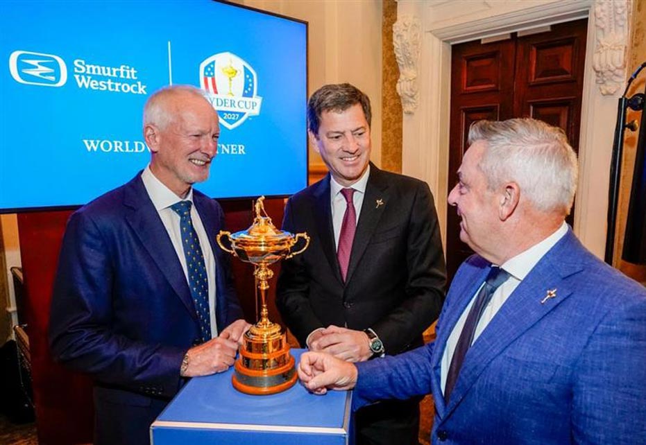 Smurfit Westrock jmenován celosvětovým partnerem Ryder Cupu při návratu turnaje do Irska