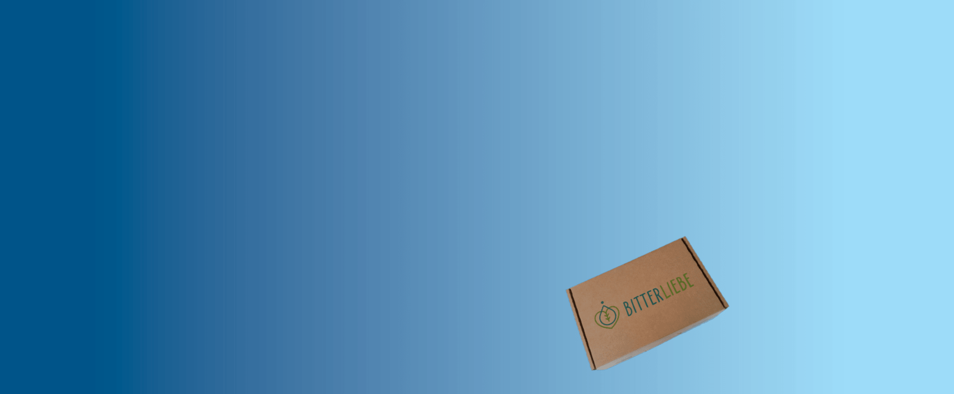 Bitterliebe Verpackung Banner