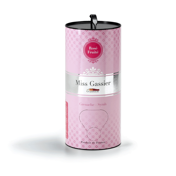 Bag in tube wine outlet