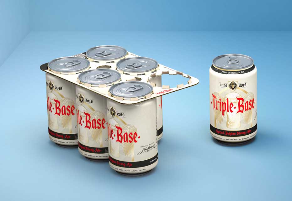 Smurfit Kappa afslører ny innovative emballageserie til erstatning for engangsplastik til sampak af drikkevarer.