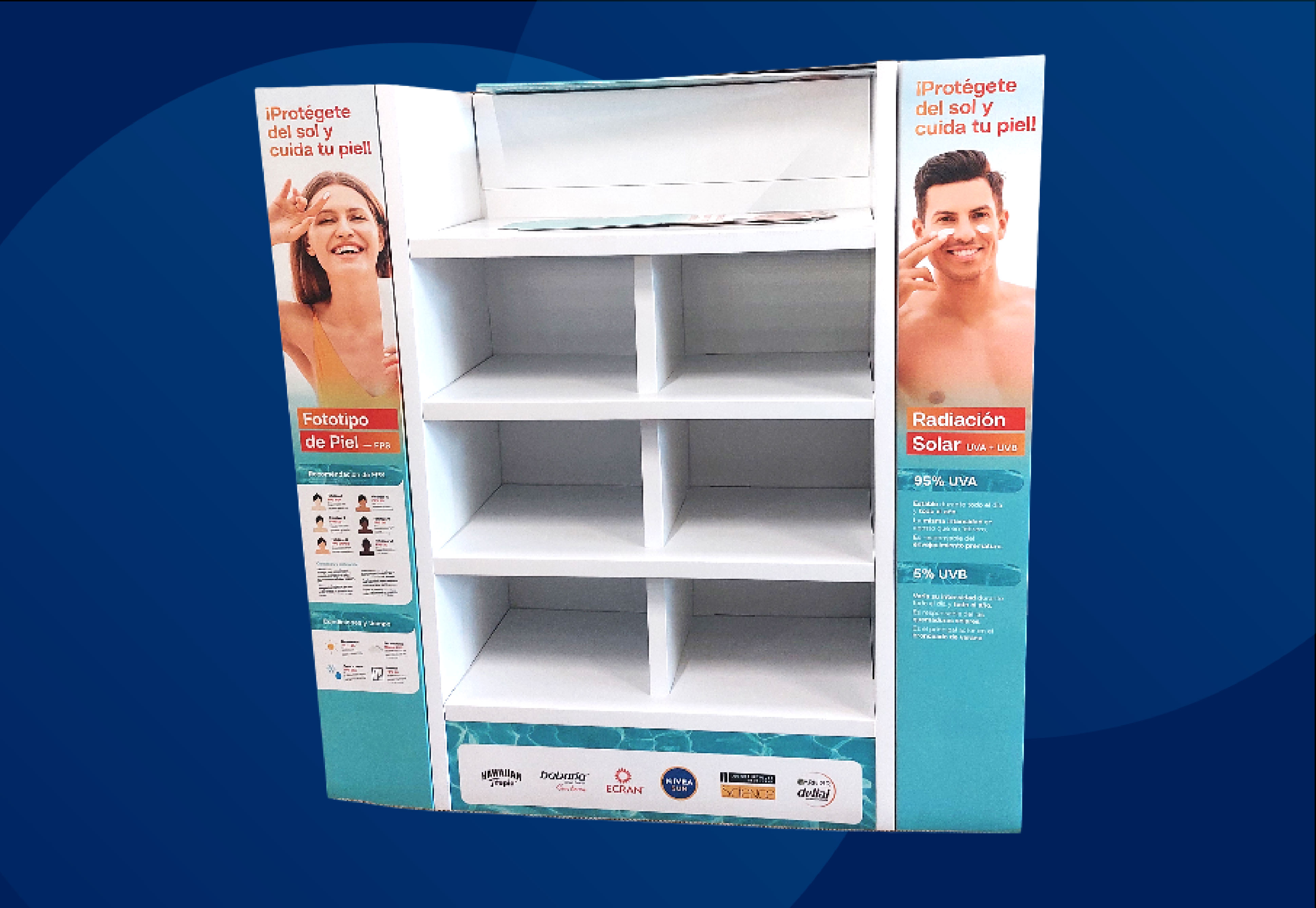 Los displays sostenibles de Smurfit Westrock potencian la campaña de solares de Carrefour este verano