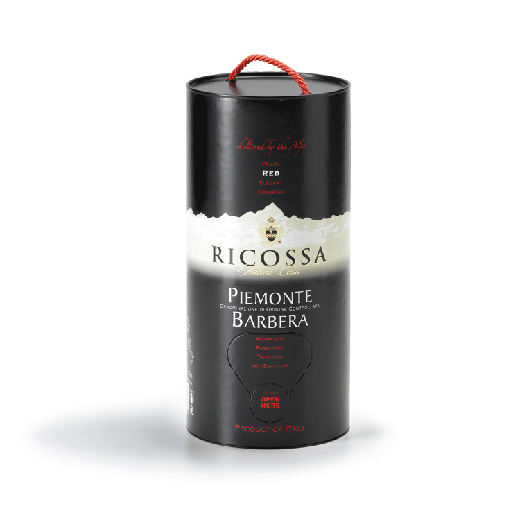 Embalaje, Bag-in-Tube, 3 litros, vino tinto, italiano