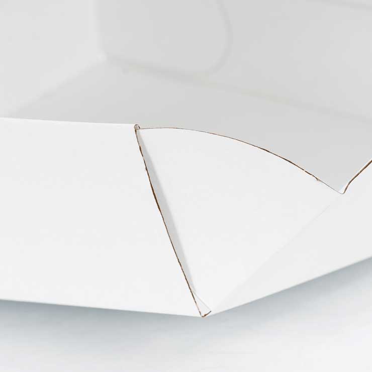 Detalle de cajas para pasteles