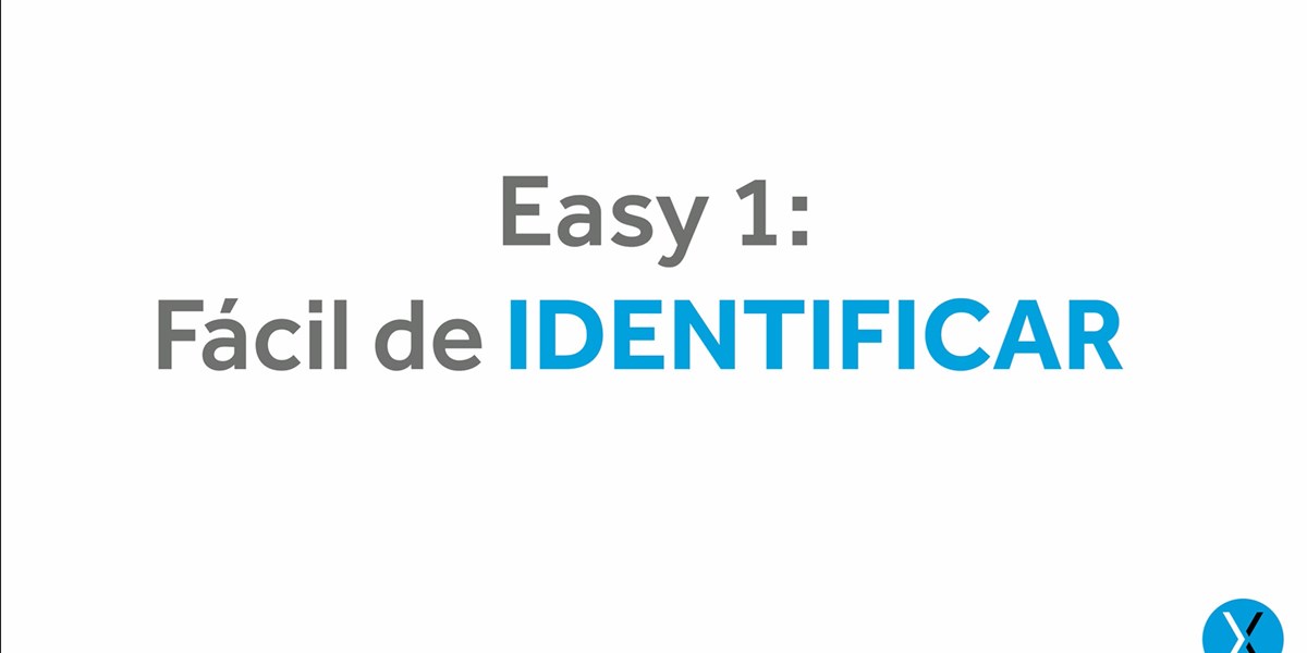 Easy 1 fácil de identificar