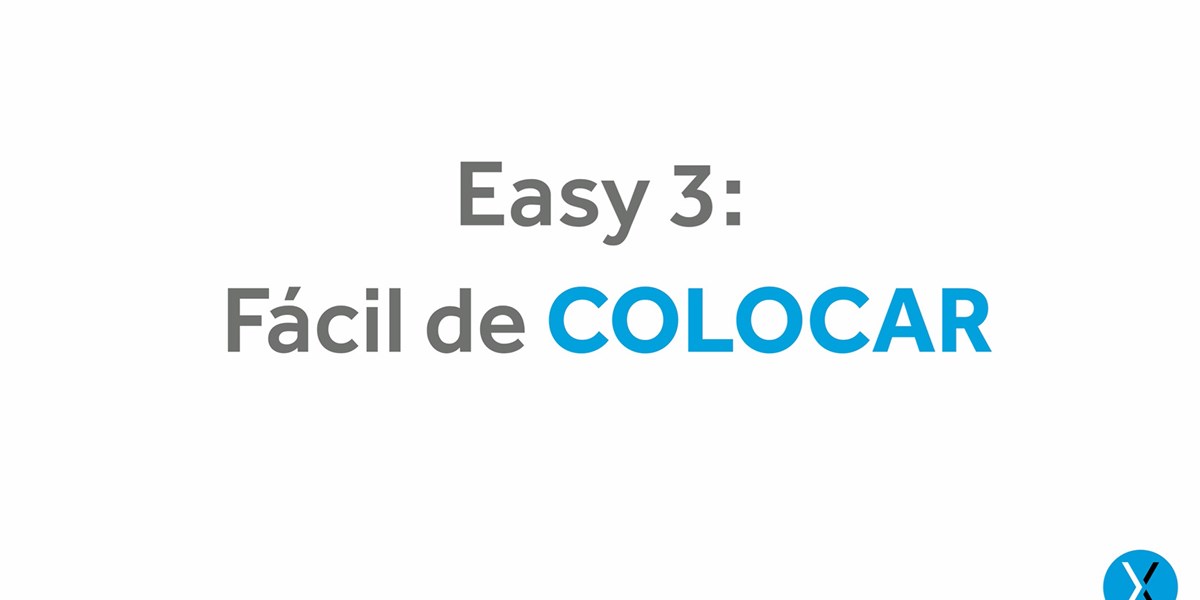 Easy 3 fácil de colocar