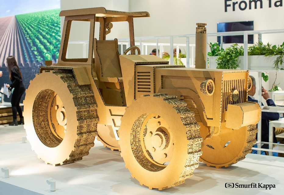 “Tractor”, el impresionante display de Smurfit Kappa Sorpel ha obtenido el Primer Gran Premio en la categoría de Autopromoción de los prestigiosos “Papies 2020”