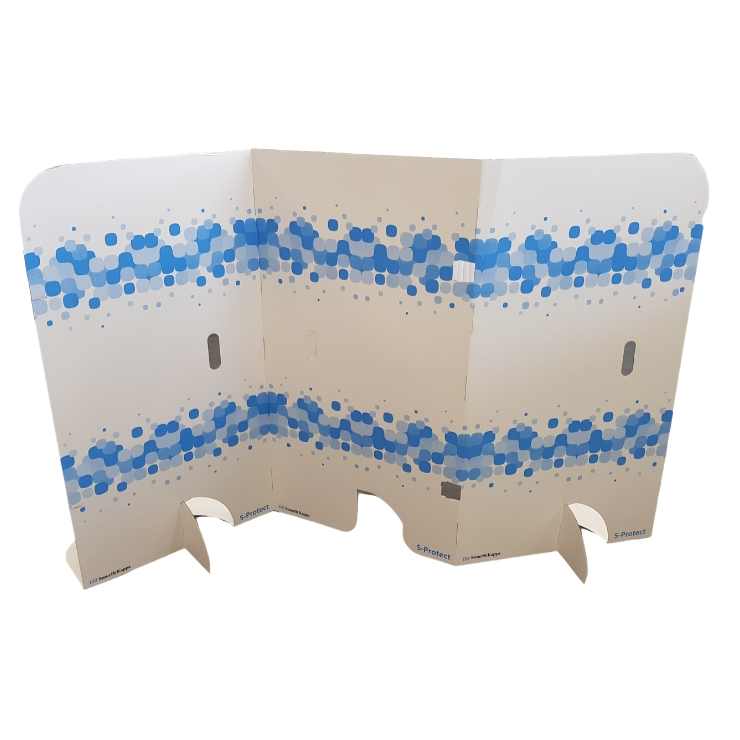 mur protecteur en carton