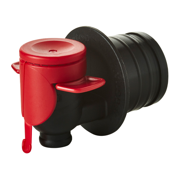 Emballage, Robinet, Vitop Original, noir et rouge, Bag-in-Box