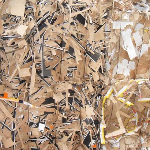 Balles de papiers et cartons récupérés