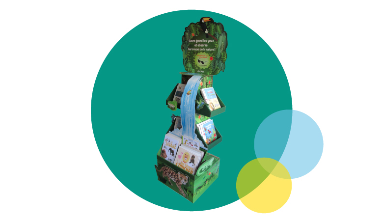 PLV de sol evenementielle