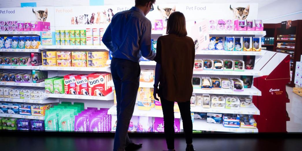 Rayonnage supermarché 3D