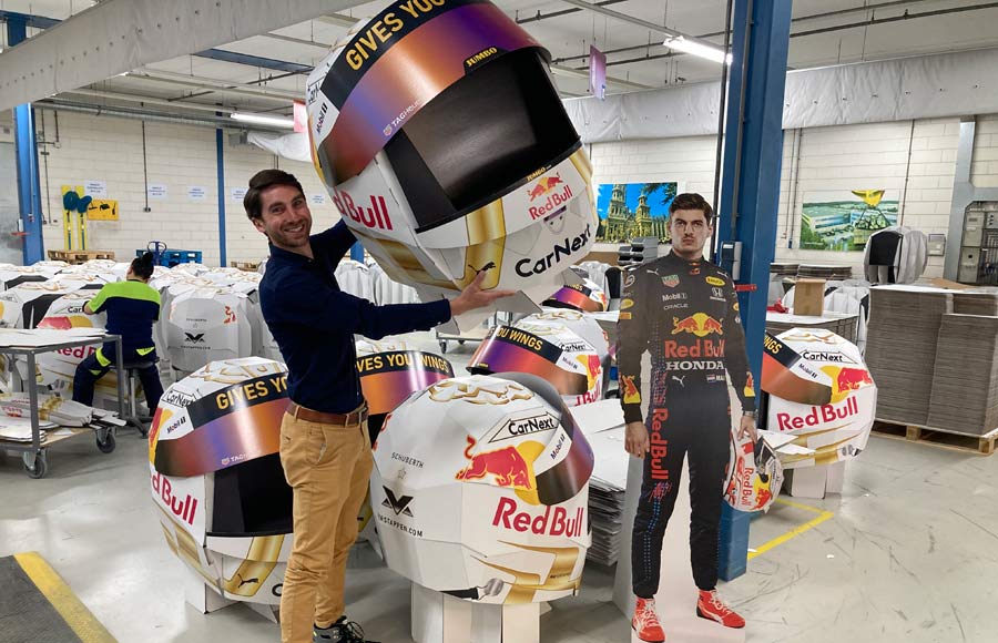 Red Bull Display Packaging