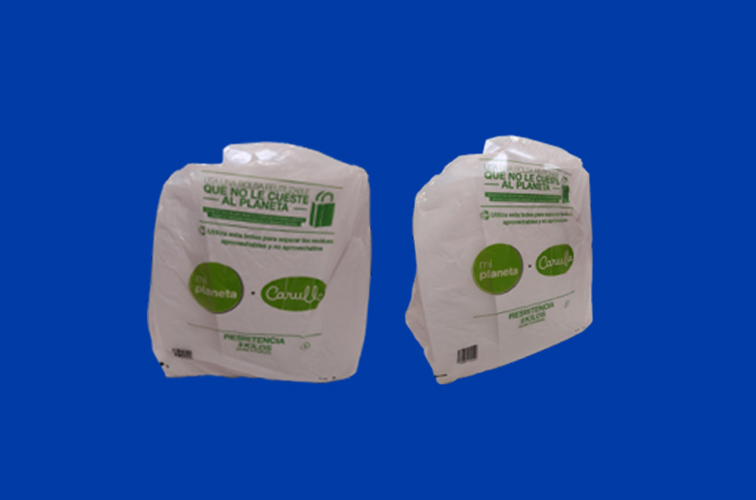 Plastic bag packaging