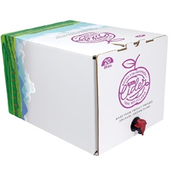 Bag-in-Box packaging for cider