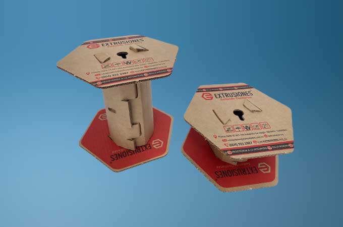 See how we created a sustainable solution for Extrusiones, replacing traditional plastic reels with a cardboard alternative.