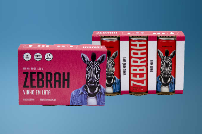 See how we helped create a 100% sustainable and eye-catching solution for Zebrah's vegan wine range.