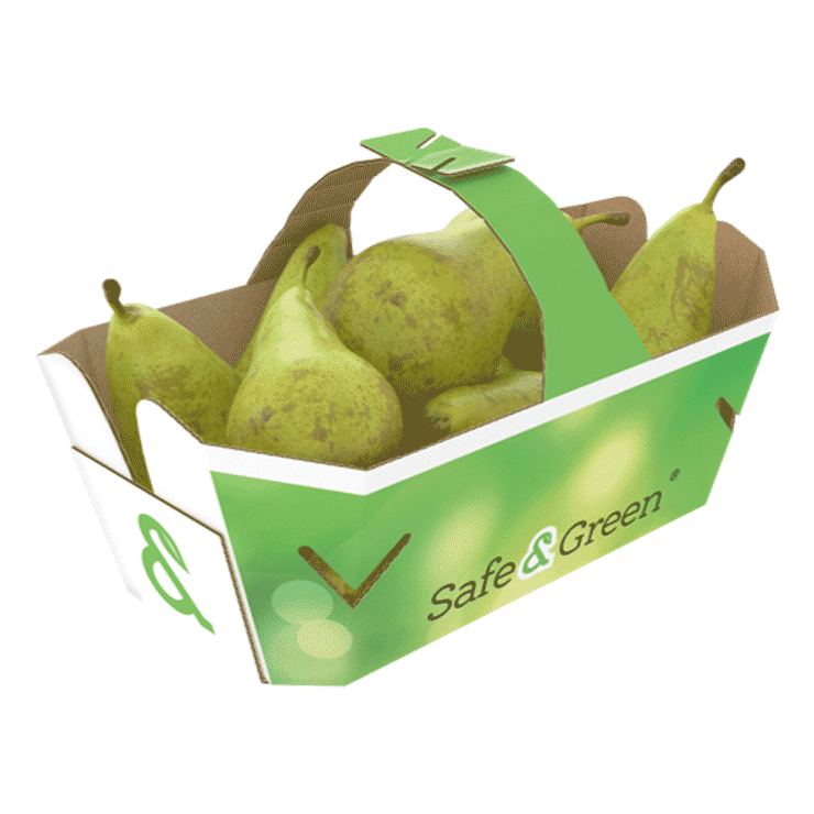 Vaschette con maniglia per pere