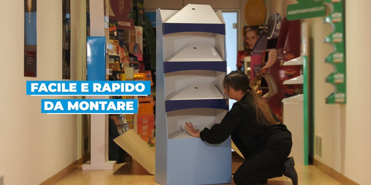 Montaggio Quick and Easy DIsplay di Smurfit Kappa Italia