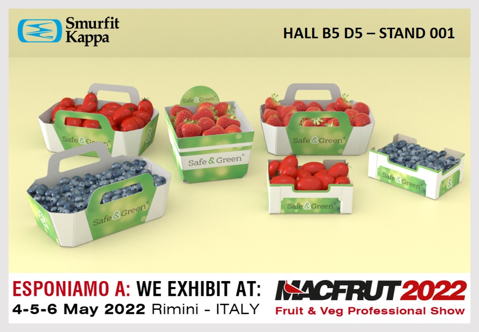 Smurfit Kappa Italia a Macfrut 2022 presenta Safe&Green®