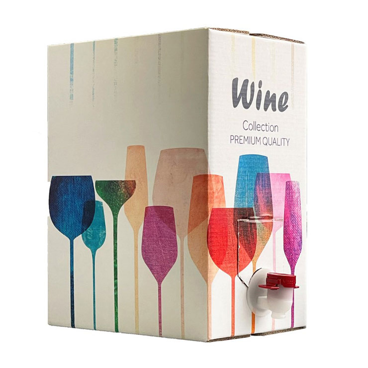 Emballage, Bag-in-Box, générique, 3 litres, vin, robinet, Vitop Original, noir et rouge