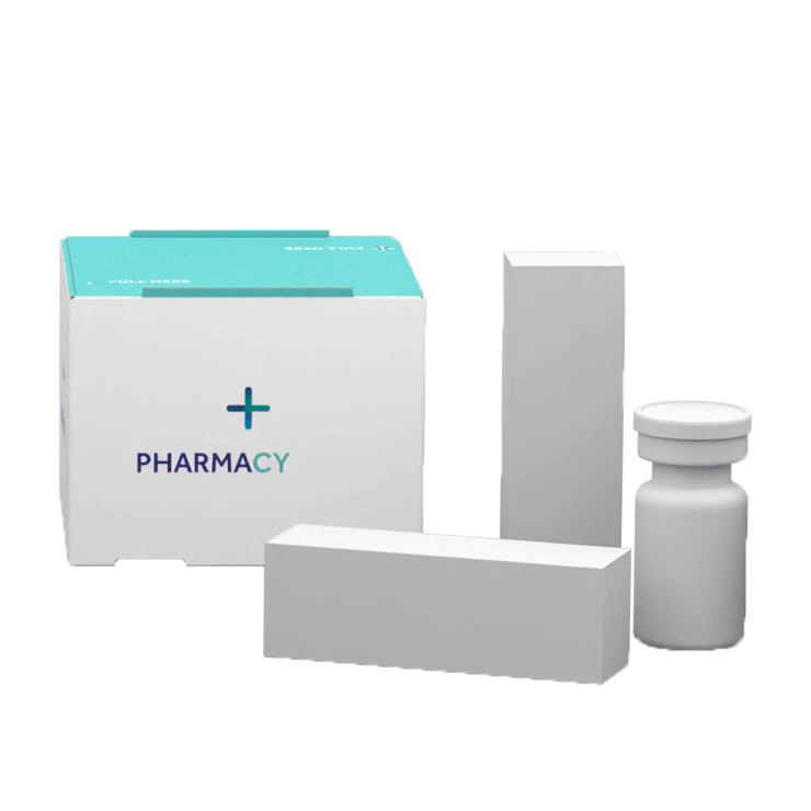 Emballage ecomerce pour l'envoi postal avec des médicaments