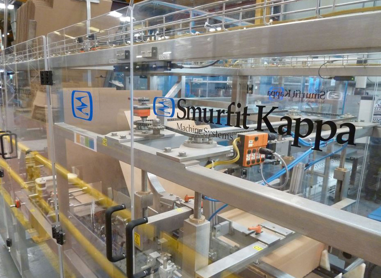 Machine industrielle d'emballage en carton ondulé 