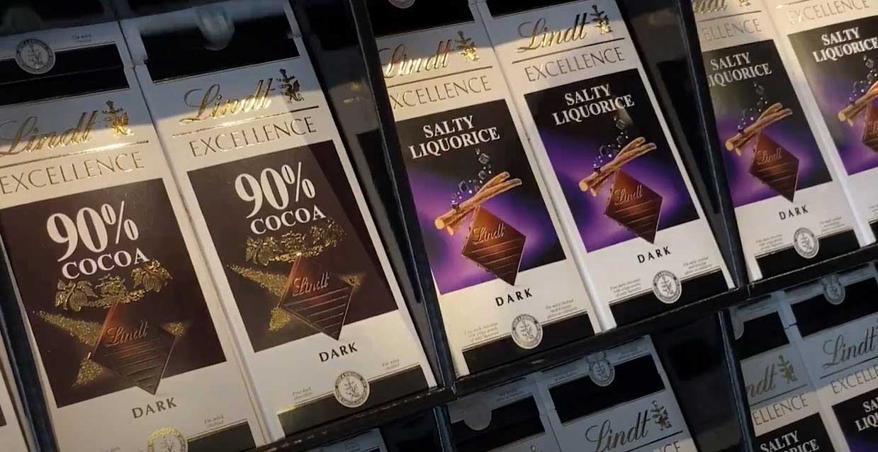 Lindt Display Close Up